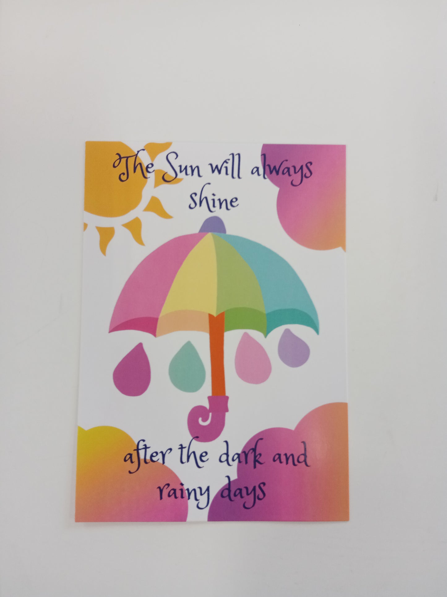The sun will always shine-kortti