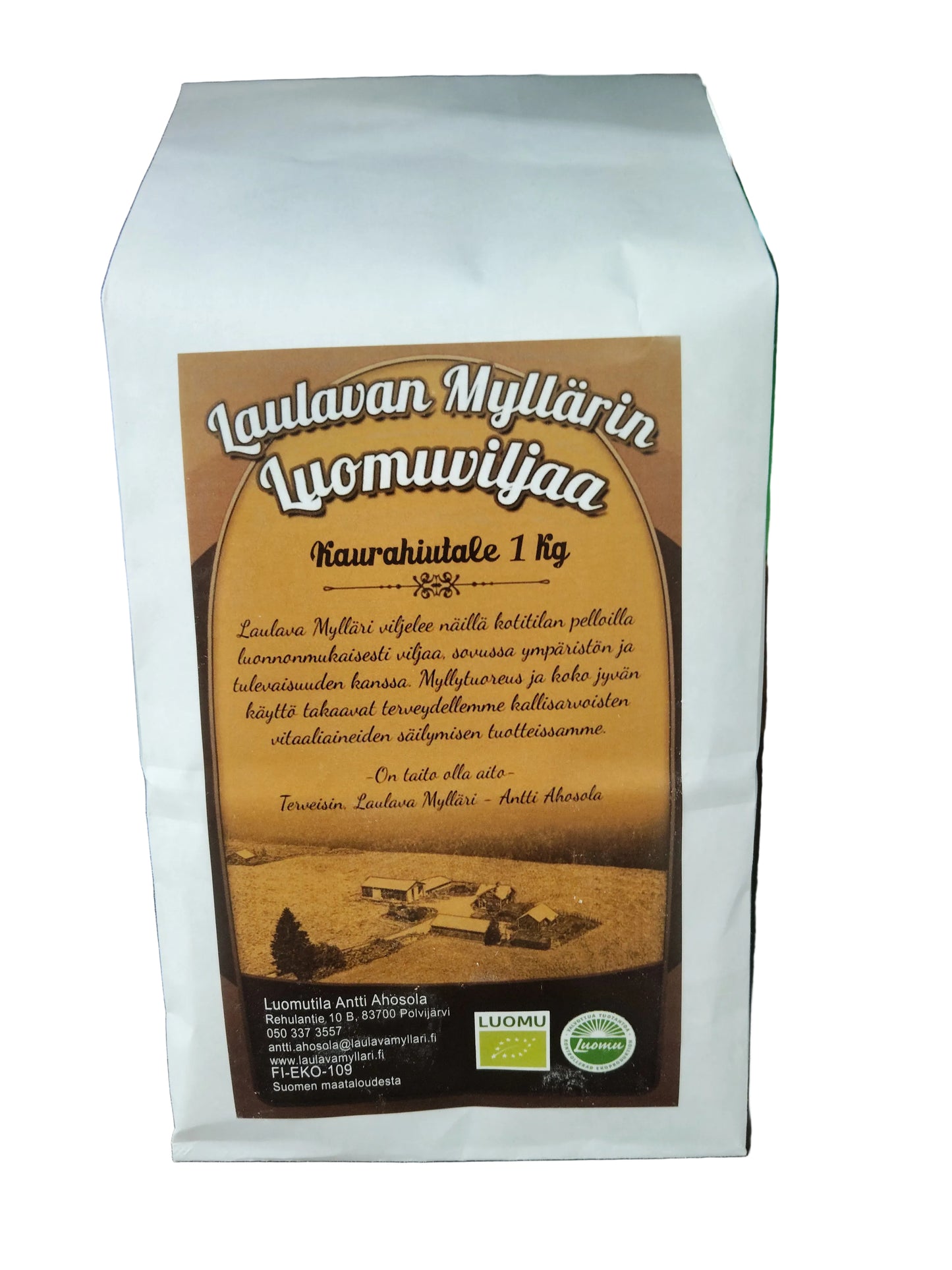 Luomukaurahiutale