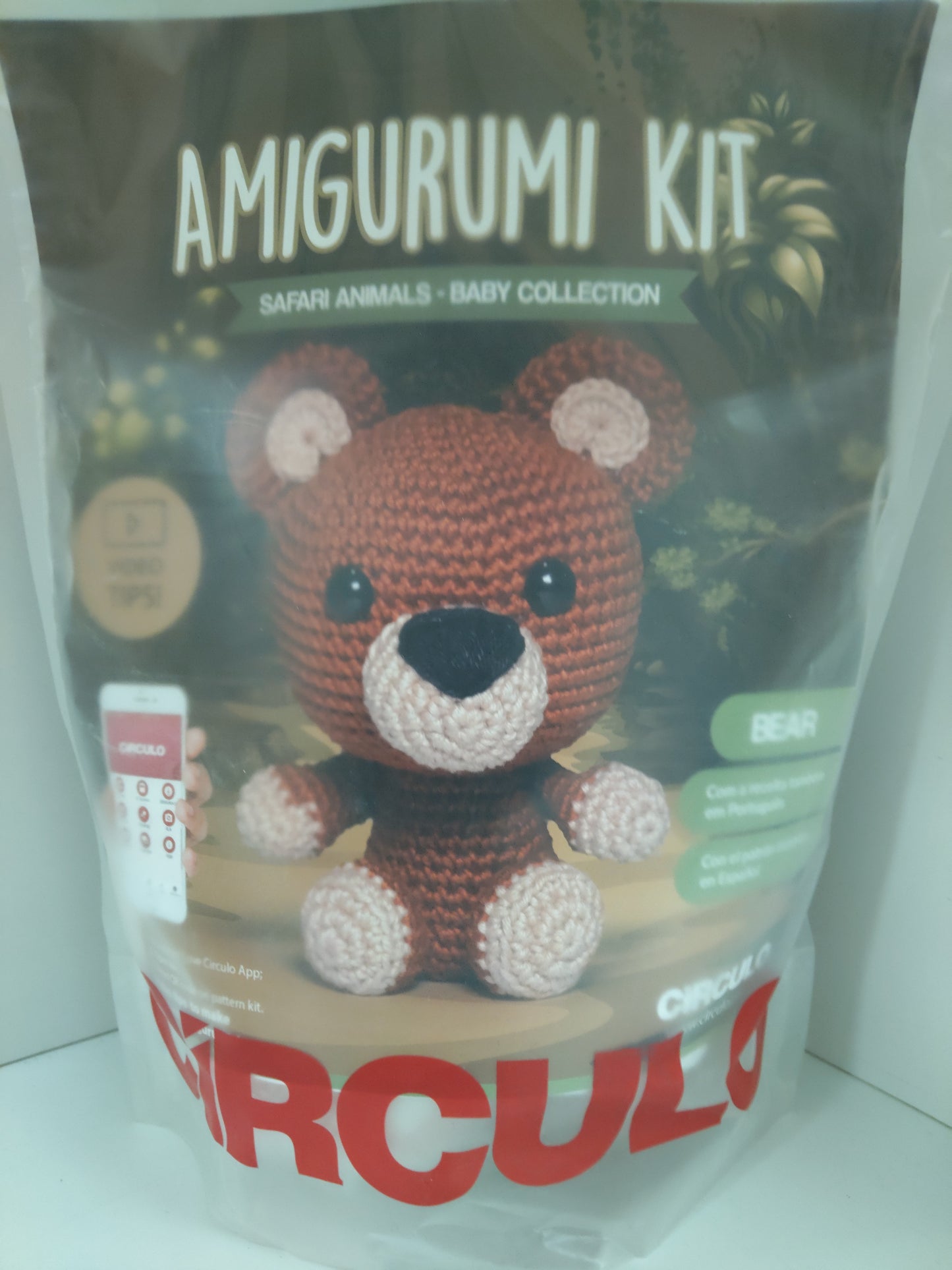Circulo Safarieläimet- amigurumipakkaus