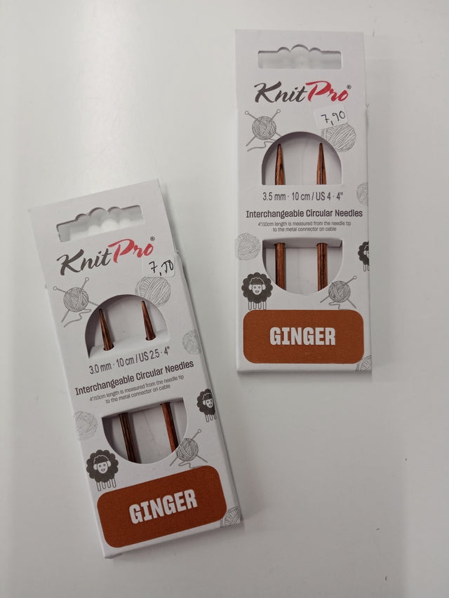 Knit Pro Ginger vaihtokärki lyhyt