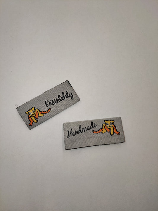 Ompelumerkki, Cat- Handmade/käsintehty
