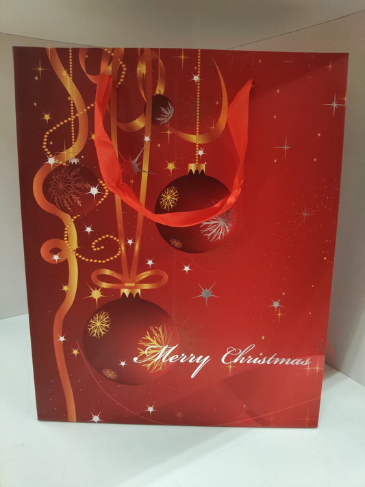 Lahjakassi 26+12x32cm, Merry Christmas