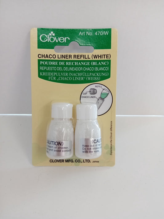Clover Chaco liner refill- täyttöpakkaus, valkoinen